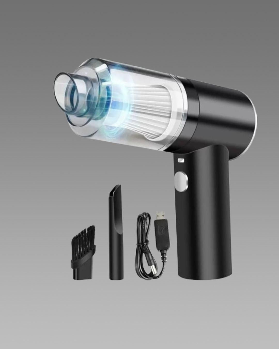 Powerful 2-in-1 Wireless Vacuum & Air Duster | USB Rechargeable